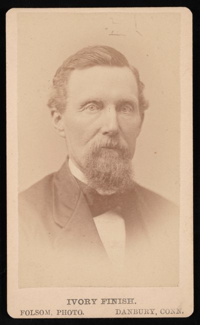 Portret BB Kellogga, przed 1876 r. autorstwa Folsom Photo