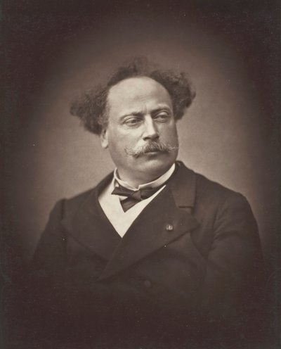 Alexandre Dumas, francuski powieściopisarz i dramaturg, 1824-1895, 187576. autorstwa Fontaine