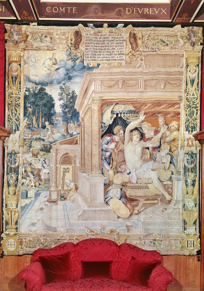Atalanta i Meleager, z Historii Diany autorstwa Fontainebleau School