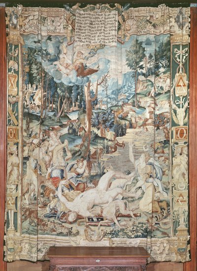 Śmierć Oriona, z Historii Diany autorstwa Fontainebleau School