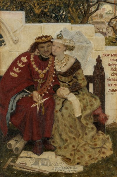 Miesiąc miodowy króla Rene autorstwa Ford Madox Brown