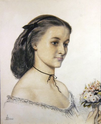 Portret panny Louie Jones autorstwa Ford Madox Brown