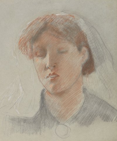 Żona Artysty Emma w dniu ślubu autorstwa Ford Madox Brown
