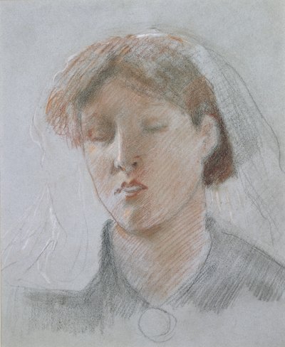 Żona artysty Emma w dniu ślubu autorstwa Ford Madox Brown