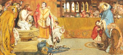 Chrzest św. Edwina, 1879 r. autorstwa Ford Madox Brown