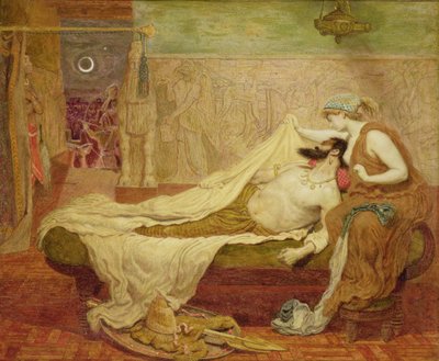 Sen Sardanapalusa autorstwa Ford Madox Brown