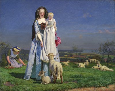 Piękne Baranki Baa autorstwa Ford Madox Brown