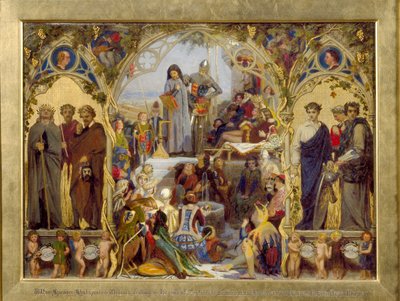 Nasiona i owoce angielskiej poezji, 1845-1853 autorstwa Ford Madox Brown