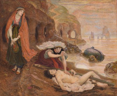 Odkrycie Don Juana przez Haidée autorstwa Ford Madox Brown