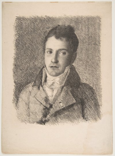 Portret młodzieńca, ca. 1820. autorstwa Formerly attributed to Goya