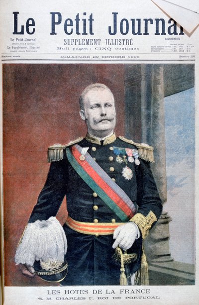 Karol I, król Portugalii, 1895 autorstwa Fortuné Méaulle