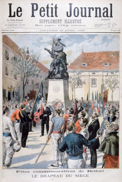 Upamiętnienie oblężenia Belfort, 1896 r. autorstwa Fortuné Méaulle