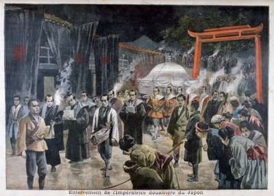 Pogrzeb cesarzowej wdowy Japonii, 1897 autorstwa Fortuné Méaulle