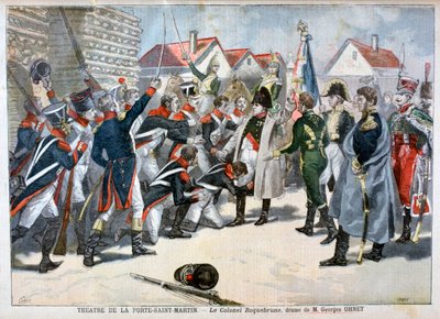 Le Colonel Roquebrune, dramat Georgesa Ohneta, 1897 autorstwa Fortuné Méaulle
