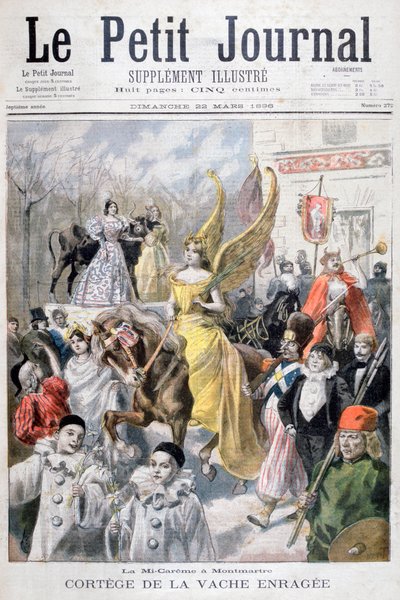 Uroczystości w połowie Wielkiego Postu, Paryż, 1896 autorstwa Fortuné Méaulle