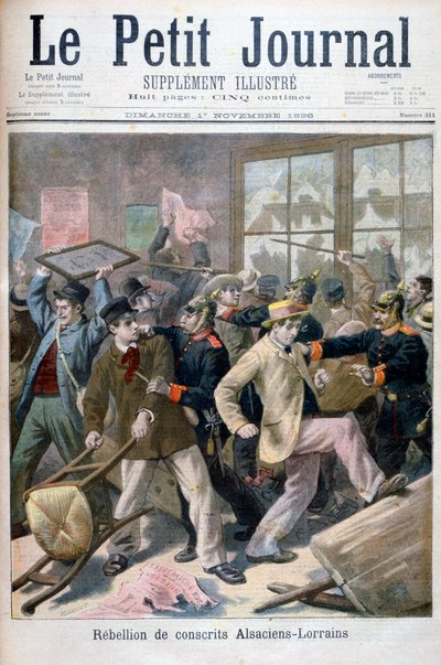Bunt poborowych Alsaciens-Lorraine, 1896 autorstwa Fortuné Méaulle