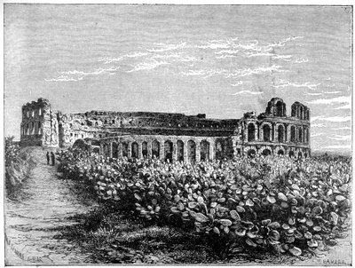 Amfiteatr El Jemm, ok. 1890. autorstwa Fortuné Méaulle