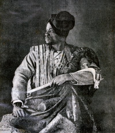 Główny wysłannik Dahomeja dla króla Behanzina w Paryżu, 1893 autorstwa Fortuné Méaulle