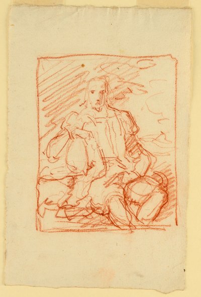 Portret siedzącego mężczyzny autorstwa Fortunato Duranti
