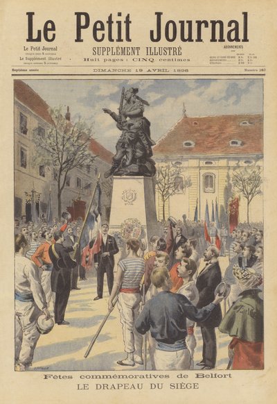 Obchody 25. rocznicy oblężenia Belfort autorstwa Fortune Louis Meaulle