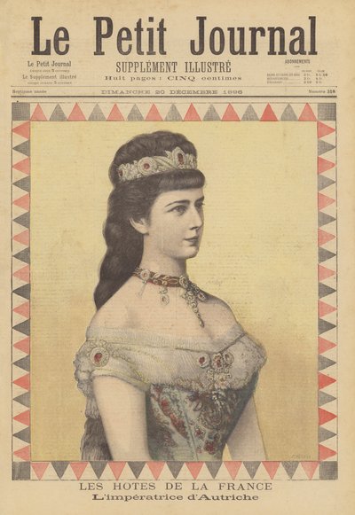 Goście Francji: Cesarzowa Austrii autorstwa Fortune Louis Meaulle