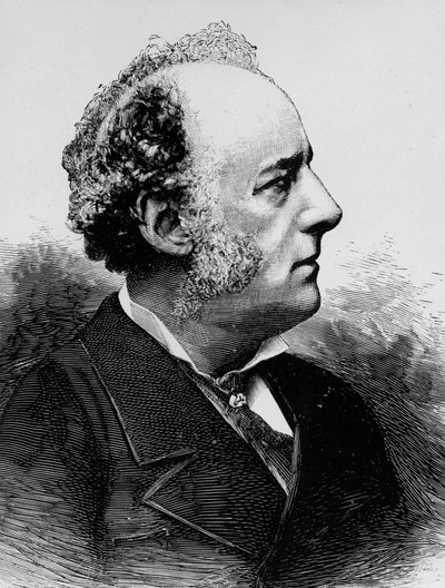 John Everett Millais (1829-1896), angielski malarz prerafaelita, rycina autorstwa Meaulle