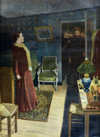 Juliette Dodu zostaje aresztowana w 1870 r. (rycina) autorstwa Fortune Louis Meaulle