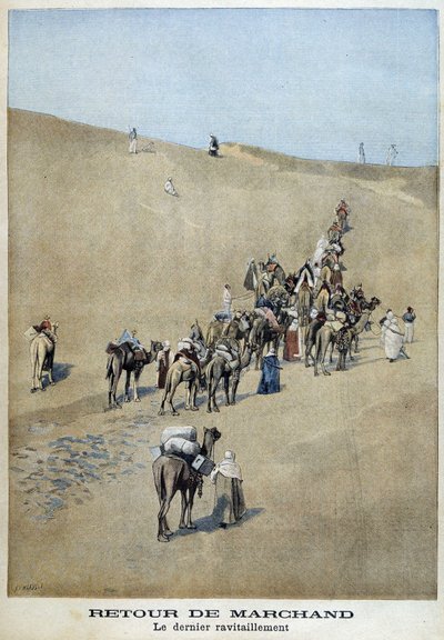 Return of the Mission Marchand: ostatnia dostawa - w „Le Petite Journal” z 16.04.1899 r. autorstwa Fortune Louis Meaulle