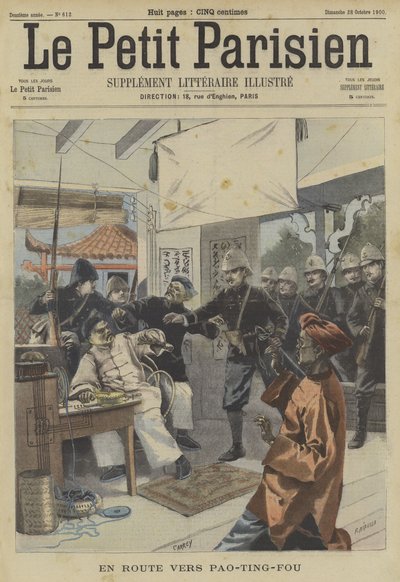 Rebelia bokserów: w drodze do Baoding w Chinach autorstwa Fortune Louis Meaulle