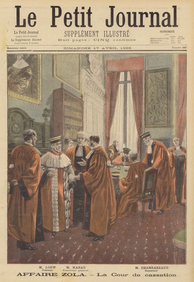 Sprawa Emile Zola o zniesławienie - Sąd Kasacyjny autorstwa Fortune Louis Meaulle