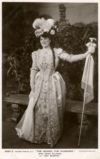 Jessie Millward, brytyjska aktorka, ok. 1906. autorstwa Foulsham and Banfield