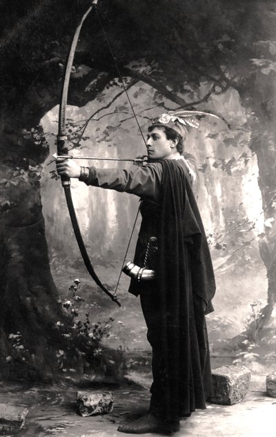 Lewis Waller 1860-1915, aktor angielski, 1907. autorstwa Foulsham and Banfield