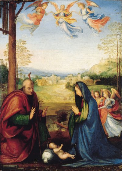 Narodzenia (olej na desce) autorstwa Fra Bartolomeo