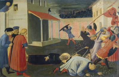 Męczeństwo San Marco, fragment predelli, Tabernakulum Sukienek lnianych autorstwa Fra (c.1387 1455) Angelico