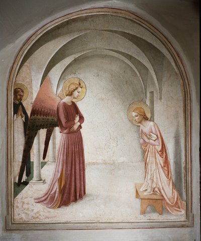 Zwiastowanie (Fresco autorstwa Fra  Angelico