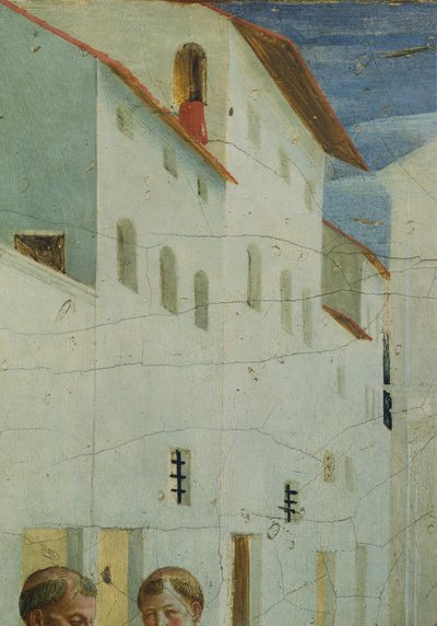 Pogrzeb świętych Kosmy i Damiana, obrazy z predelli przedstawiające historię św. autorstwa Fra (c.1387 1455) Angelico