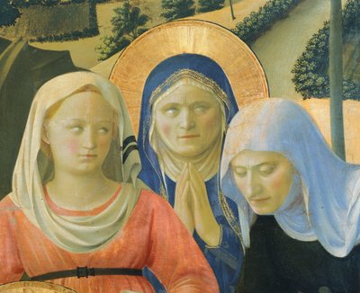 Złożenie z Krzyża lub Ołtarza Trójcy Świętej, ok. 1432, Giovanni da Fiesole zwanego Fra Angelico (1400-ok. 1455), tempera na drewnie autorstwa Fra (c.1387 1455) Angelico