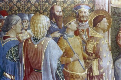 Potępienie św. Wawrzyńca przez cesarza Waleriana autorstwa Fra (c.1400 55) Angelico
