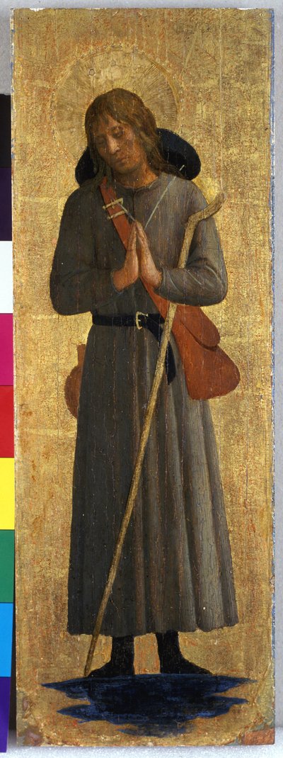 Święty, ok. 1435-40 (tempera na drewnie topoli) autorstwa Fra Angelico