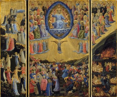 Sąd Ostateczny. 1440-45 autorstwa Fra Angelico