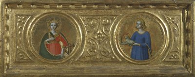 Święta Katarzyna Aleksandryjska i Święta Agnieszka autorstwa Fra Angelico