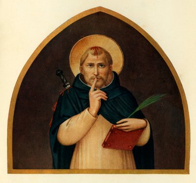 Św. Piotr Męczennik, XV w., ok. 1909 autorstwa Fra Angelico