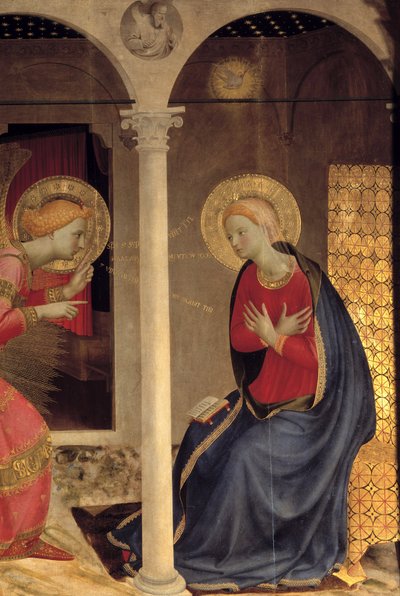 „Zwiastowanie – Pala de Cortone autorstwa Fra Angelico