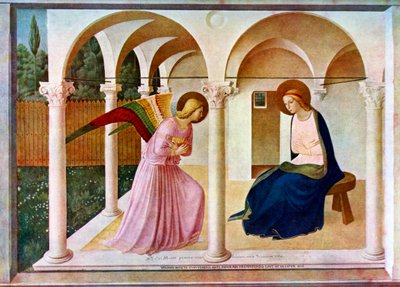 Zwiastowanie, ok. 1438-1445, ok. 1900-1920. autorstwa Fra Angelico