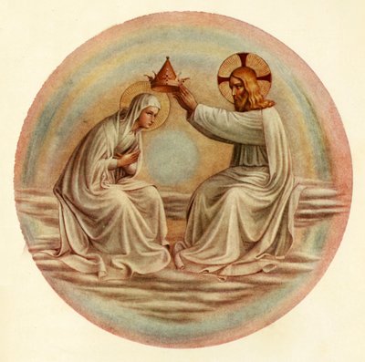 Koronacja NMP, XV w., ok. 1909 r. autorstwa Fra Angelico