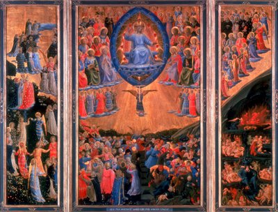 Sąd Ostateczny, c1420-1455 autorstwa Fra Angelico