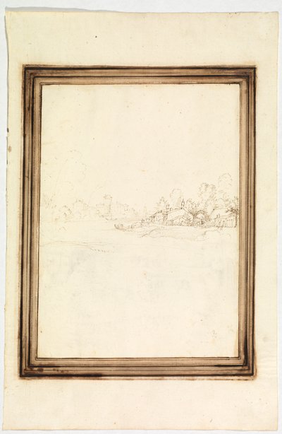Miasto nad brzegiem rzeki autorstwa Fra Bartolomeo