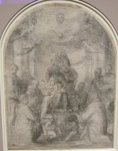 madonna z dzieciątkiem i świętymi autorstwa Fra Bartolomeo