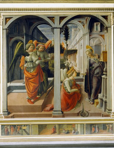 zwiastowanie autorstwa Fra Filippo Lippi