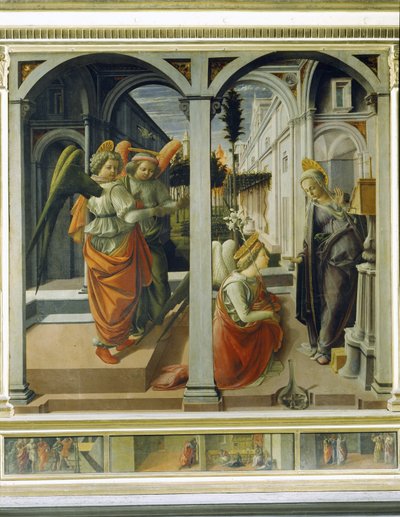 Zwiastowanie, ok. 1445 (panel) autorstwa Fra Filippo Lippi
